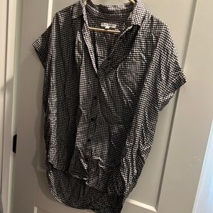 Madewell Plaid Short-sleeve Button-up